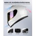 Motorcycle Helmets for Adult Men Women, Full Face Lightweight Street Bike Racing Helmet with Extra Clear Visor Model