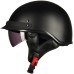 Half Helmet Motorcycle Open Face Sun Visor Quick Release Buckle Cycling Motocross Suits Men Women