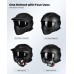 Open Face Motorcycle 3/4 Half Helmet for Dirt Bike Moped ATV UTV Motocross Cruiser Scooter