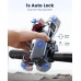 Motorcycle Phone Mount, [1s Auto Lock][100mph Military Anti-Shake] Bike Phone Holder for Bicycle, Handlebar Phone Mount