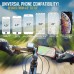 Premium Bike Phone Mount Holder | Universal Cell Phone Mount for 4"-7" Phones | Includes 6 Reusable Color Bands