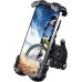 Bike Phone Holder, Motorcycle Mount - Motorcycle Phone Holder, Handlebar Cell Phone Clamp, Scooter Phone Clip