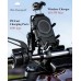 Motorcycle Phone Mount Holder with Qi 15W Wireless Charger & 30W PD/USB-C Fast Charging Port, Anti-Theft