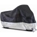 Motorcycle Covers, Outdoor Waterproof Motorbike Covers with Lock-Holes & Storage Bag, Fits up to 96.5" Motorcycles