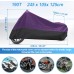 Motorcycle Cover Bike All Season Waterproof Dustproof Protective Outdoor Motorbike Rain Cover Purple Black for Harley Davidson