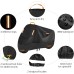 Heavy Duty Motorcycle Cover, Durable Waterproof Outdoor Protection Scooter Cover 4 Reflective Tape Lock-Holes fits up to 86"