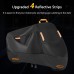 Heavy Duty Motorcycle Cover, Durable Waterproof Outdoor Protection Scooter Cover 4 Reflective Tape Lock-Holes fits up to 86"
