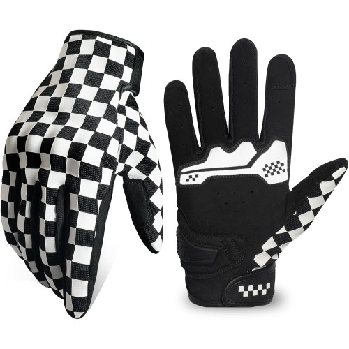 Touchscreen Motorcycle Gloves, Non-Slip Dirt Bike Gloves for Men Women, Breathable Motocross Glove
