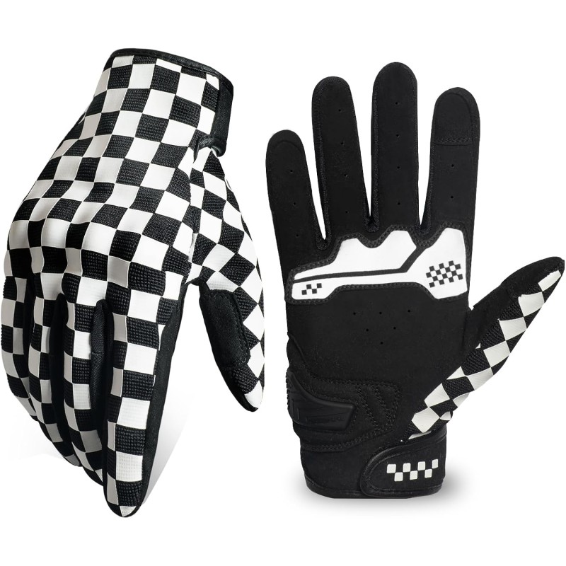 Touchscreen Motorcycle Gloves, Non-Slip Dirt Bike Gloves for Men Women, Breathable Motocross Glove Touchscreen Motorcycle Gloves, Non-Slip Dirt Bike Gloves for Men Women, Breathable Motocross Glove
