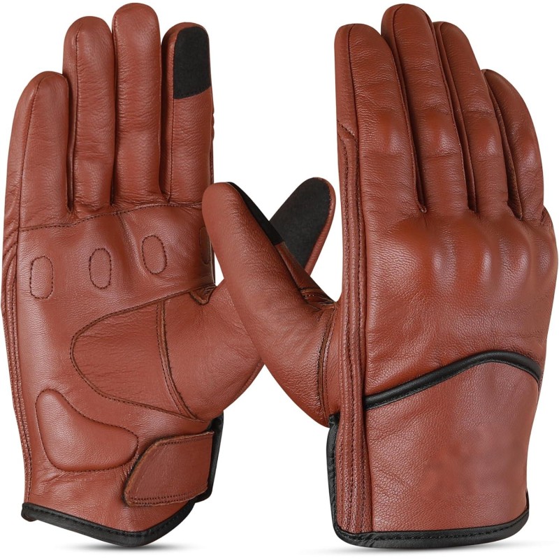 Motorcycle Gloves for Men & Women – Touchscreen Dirt Bike Gloves with Hard Knuckle Armor & Non-Slip Grip