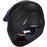 Compact Motorcycle Helmet - Matte Black - Full Face w/ Tinted Visor