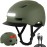 Bike Helmet for Adults, Bicycle Helmet with USB Rechargeable LED Front and Back Light, Adjustable with Detachable Visor