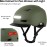Bike Helmet for Adults, Bicycle Helmet with USB Rechargeable LED Front and Back Light, Adjustable with Detachable Visor