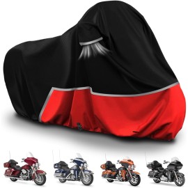 Waterproof Motorcycle Cover Replace , 420D Oxford Cloth, Snow Rain Dust Protection