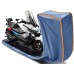 Full Enclosed Motorcycle Cover Waterproof Storage Heavy Duty Fits Motorcycles Length up to 96" with Reflective Strips