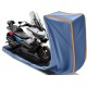 Full Enclosed Motorcycle Cover Waterproof Storage Heavy Duty Fits Motorcycles Length up to 96" with Reflective Strips