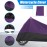Motorcycle Cover Bike All Season Waterproof Dustproof Protective Outdoor Motorbike Rain Cover Purple Black for Harley Davidson