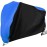 Motorcycle Cover Waterproof Outdoor - Heavy Duty Medium with Lock-Holes, Bandage, Storage Bag (Up to 86”)