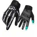 Motorcycle Gloves for Men Women Touchscreen, Lightweight Dirt Bike Glove Non-Slip, Skeleton Motorcycle Riding Glove